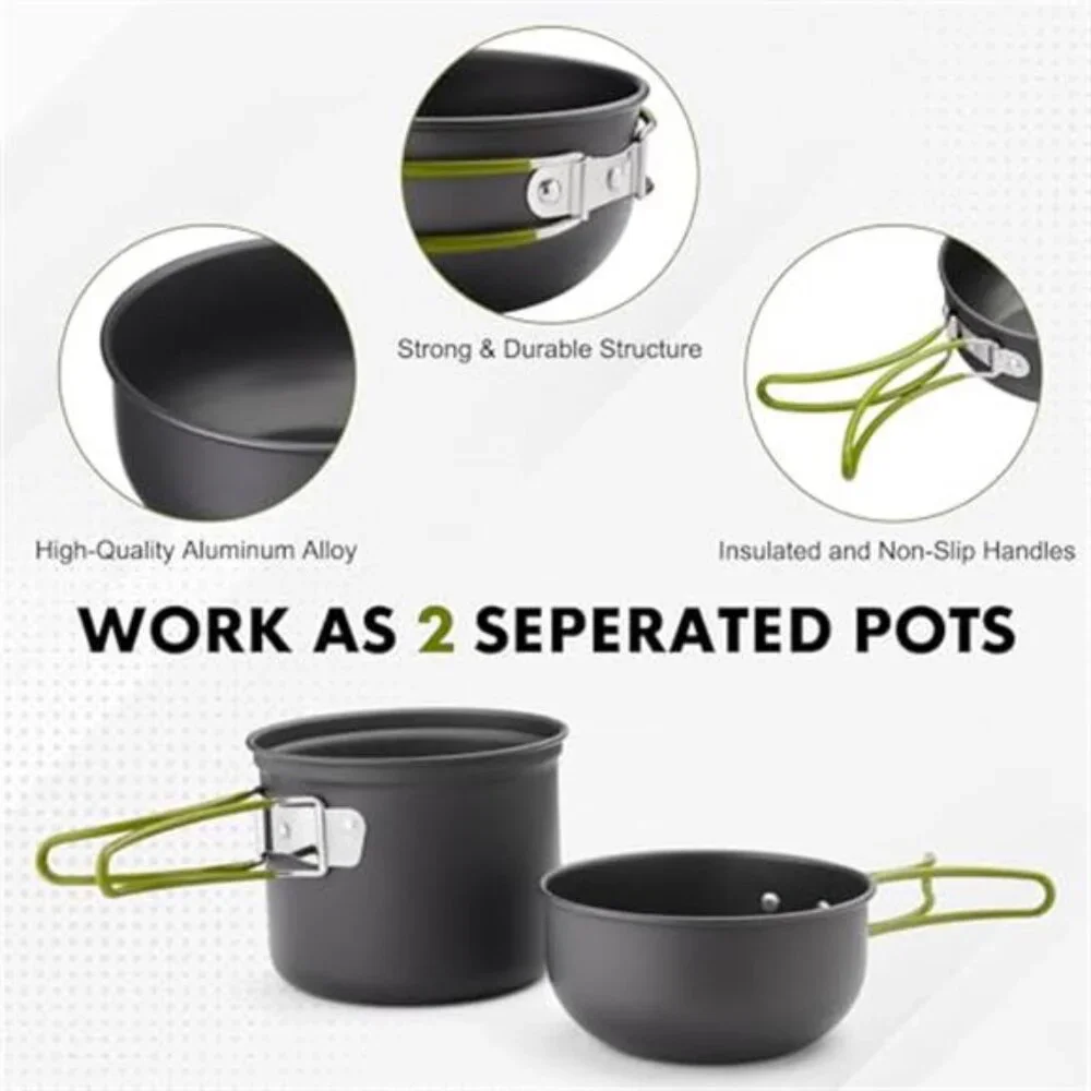 Camping Cookware Kit Backpacking Set